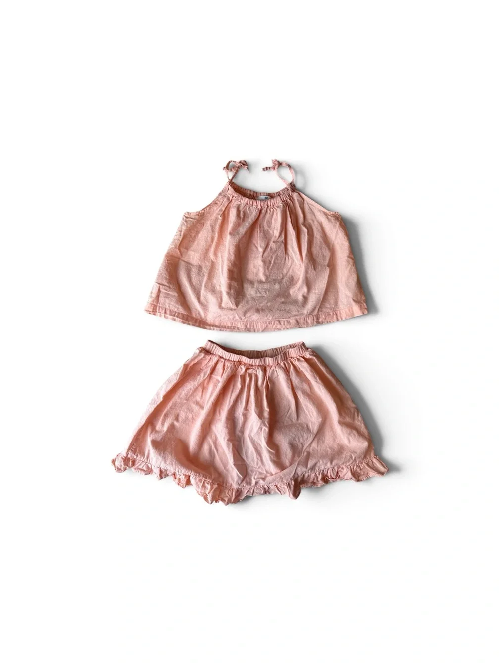 H+M Girls Linen Blend Set